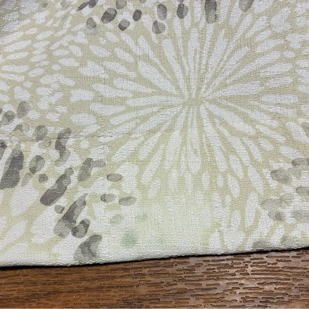 Floral Patterned Curtains 36.5” W x 82” L